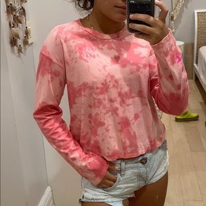 Hollister custom made tie dye shirt